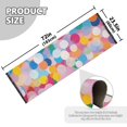 thumbnail image 5 of Yayeee Runner Rug for Bedroom 2'x6' Machine Washable Hallway Non Slip Mat, Purple Colorful Circles, 5 of 8