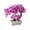 Light pink, variant on Artificial Bonsai Tree Potted Plant With Oval Planter Realistic Foliage Design For Home Decor Accents Office Desktop And Indoor Decoration,Purple