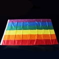 thumbnail image 5 of Drapeau Arc-en-Ciel en Polyester Grand Drapeau de Fierté LGBT Bannière Extérieure (60*90cm), 5 of 5