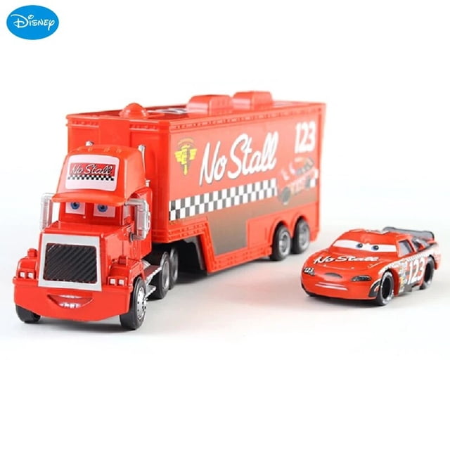 Disney Pixar Cars 3 Lightning McQueen Jackson Storm Ten Letter Horse Mac Uncle Truck Model Toy, regalo para niños