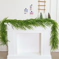 thumbnail image 7 of Taotanxi Real Touch Norfolk Pine Garland - 9FtArtificial Christmas Garland Faux Pine Greenery Garland for Holiday, Fireplace, Mantle, Window, Indoor, Outdoor Decor (1PCS), 7 of 7