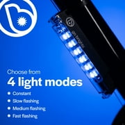 Brightz GoBrightz LED Bike Frame Light, 4 Light Modes, Underglow Effect, Blue