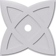 thumbnail image 1 of Ekena Millwork CMP32CM-04000 32 Po OD x 4 Po ID Carré Cosmo Architecture Grade PVC Contemporain Médaillon de Plafond, 1 of 1