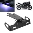 thumbnail image 1 of Soporte De Montaje De Matrícula De Motocicleta Con Luz LED Apto Para Kawaski ER-6N/F 2012-2015, 1 of 8