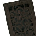 thumbnail image 2 of 4in x 10in Wonderland Style Oil Rubbed Bronze Metal Heating and Cooling Air Floor Register (5 PACK) - Overall 5 1/4" x 11 1/4", 2 of 2