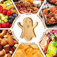thumbnail image 6 of Serving Platter Tray Cartoon Pumpkin  Skull Bat Shaped Children's Cute Dining Plate Snack Plate, Novel Shape Charcuterie Board, Cookie, Salad Plate for Halloween Christmas Thanksgiving, 6 of 8