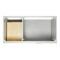 thumbnail image 6 of Ariel Hamlet 43 In. Right Offset Oval Sink Vanity With White Quartz Countertop In Grey, 6 of 11