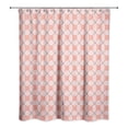 thumbnail image 2 of Creative Products Pink Cross-Stitch Printed Pattern 71x74 Shower Curtain, 2 of 2