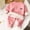 Pink, variant on Unisex Boys Girls Thermal Underwear Set for Kids Long Sleeves Fleece Lined Base Layer Top Home Warm Fall Winter Set Pink 9-10Years