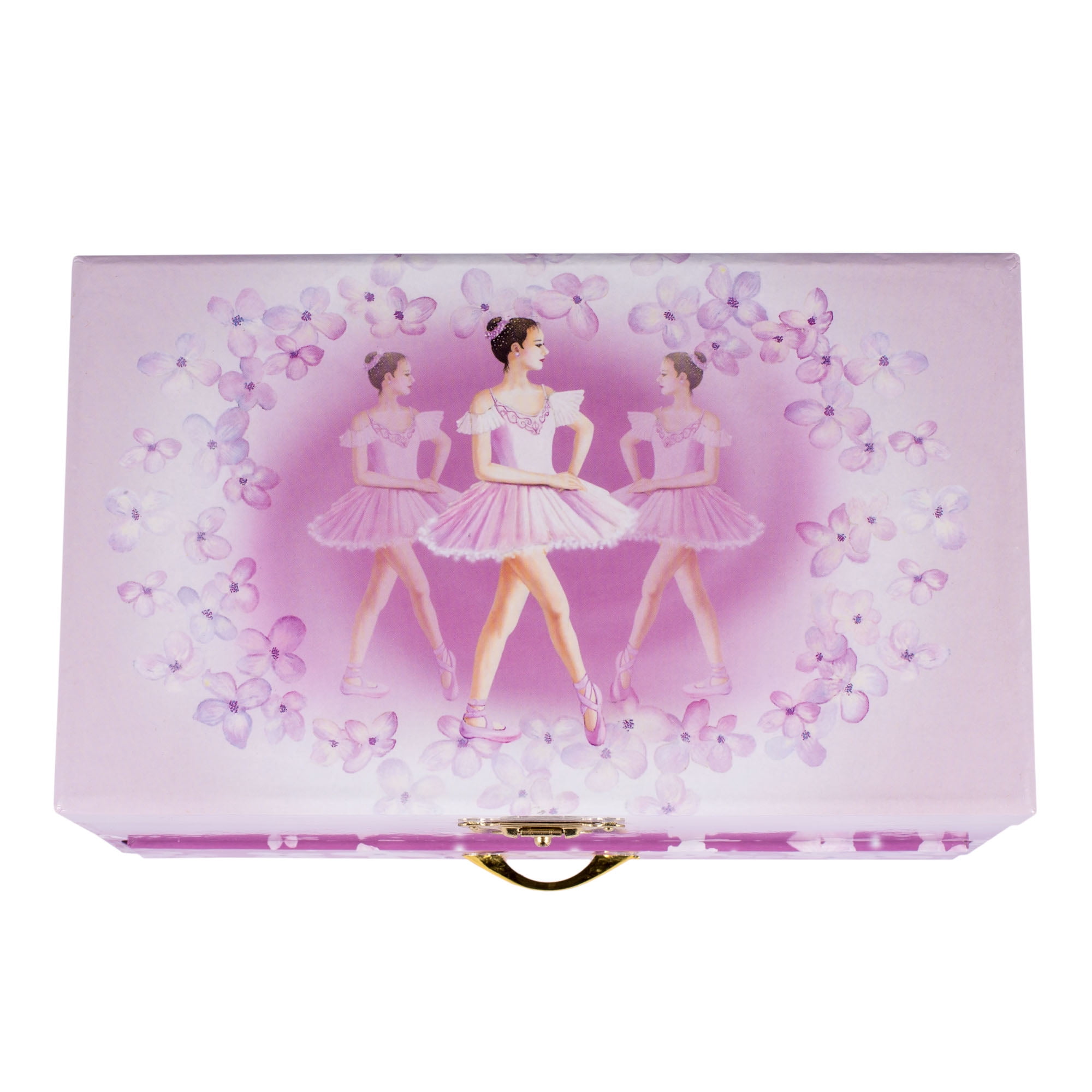 Pink Ballerina Swan Lake Music Jewelry Box