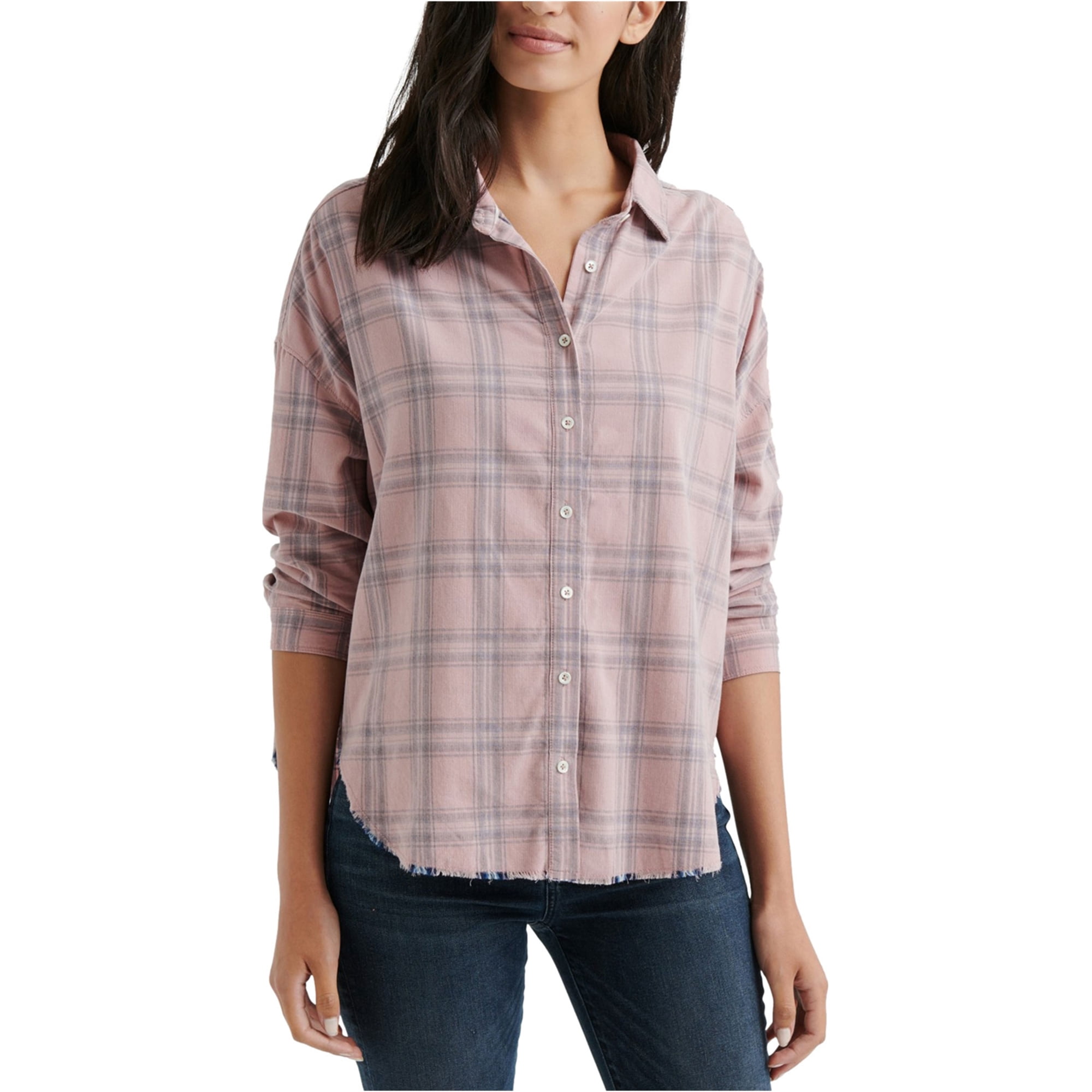 Lucky Brand Womens Corduroy Button Up 