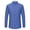 Blue Check, variant on Men's Plaid Striped Button Down Shirts Spring Fall Cotton Long Sleeve Oxford Dress Shirts with Pocket