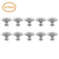 thumbnail image 2 of Tzgsonp 1/10/20/25pcs Kitchen Cabinet Knobs Pulls Brushed Nickel Cabinet Knobs, Drawer Dresser Handles Cupboard Door Heavy Knobs, Kitchen Cabinet Hardware with Screws for Bathroom Drawer Silver, 2 of 4