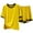 Yellow, variant on Kureaily Men's Short Sleeved T Shirt Two Piece Summer Thin Loose Casual Shorts Set Can Be Worn At Home Mens Sets Loungewea