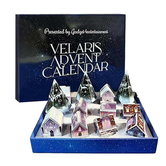 Jindong Velaris Advent Calendar for Christmas Gifts 12 Days Christmas Countdown Calendar with Stationary Gadgets To Open Each Days Toddler Xmas Gifts