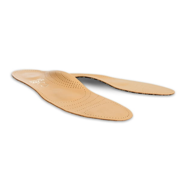 Tacco Deluxe Orthotic Shoe Insoles Inserts Leather, Arch Support, All ...
