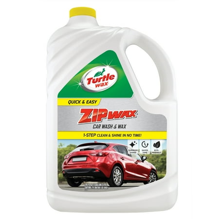 Turtle Wax Zip Wax Quick and Easy Car Wash and Wax, 1 Gallon