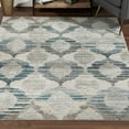 thumbnail image 3 of Addison Rugs ADDISON Wellington Trellis Blue/Gray/Ivory Area Rug (3'3"X5'3") - 3'3" x 5'3", 3 of 5