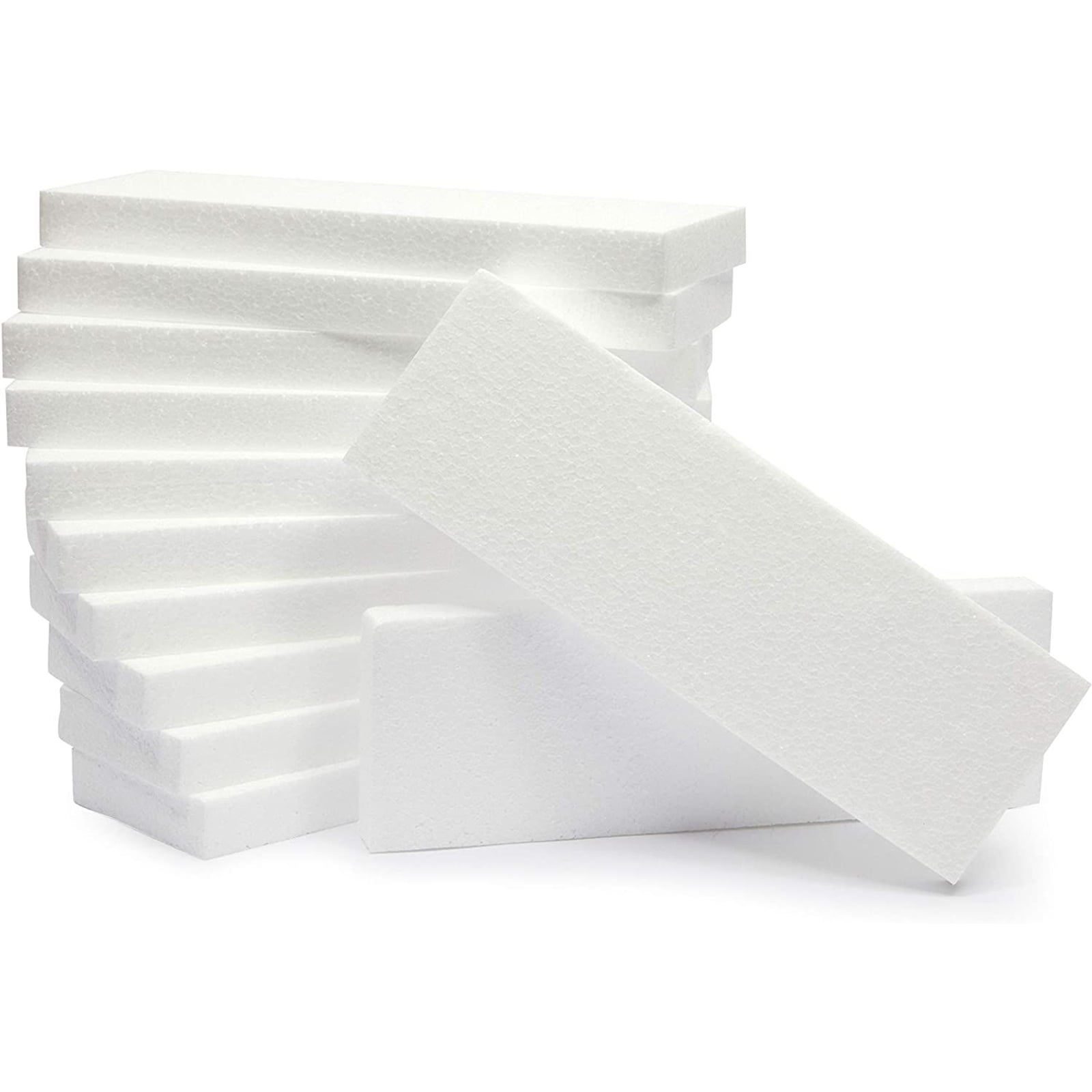 White Foam DISPOSABLE PLATES Small Medium Large Polystyrene Party Food BBQ Kids 