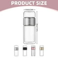 thumbnail image 3 of Water Bottle Infusifie Tea Infuser (Three Capacities) Double Layer Insulated Tea and Water Separator Cup Portable Tea Water Separation Tea Cup with 304 Stainless Filter for Loose Tea, 3 of 9