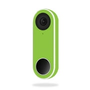 MightySkins NEHEL-Solid Lime Green Skin for Nest Hello Video Doorbell - Solid Lime Green