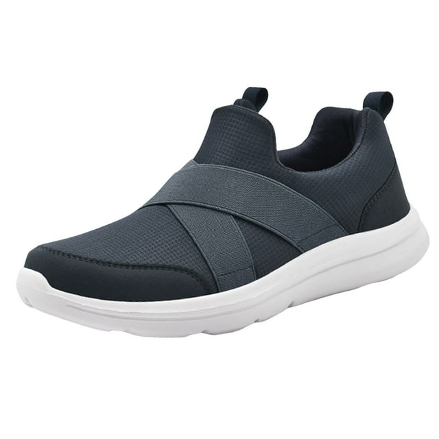 Fsqjgq Chaussures pour Hommes Espadrilles de Travail Mode Chaussures de Course Décontractées pour Hommes Espadrilles en Cuir Chaussures de Golf Légères