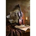 thumbnail image 3 of Morozov, Andrey 17x24 Black Modern Framed Museum Art Print Titled - Still Life With Violin, 3 of 5