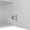 thumbnail image 6 of Tuhome Portofino 150 Wall Cabinet, Double Door, Two External Shelves, Two Interior Shelves -White, 6 of 10