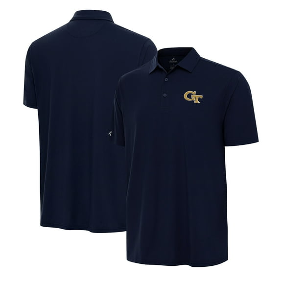 Men's Antigua Navy Georgia Tech Yellow Jackets Era Polo