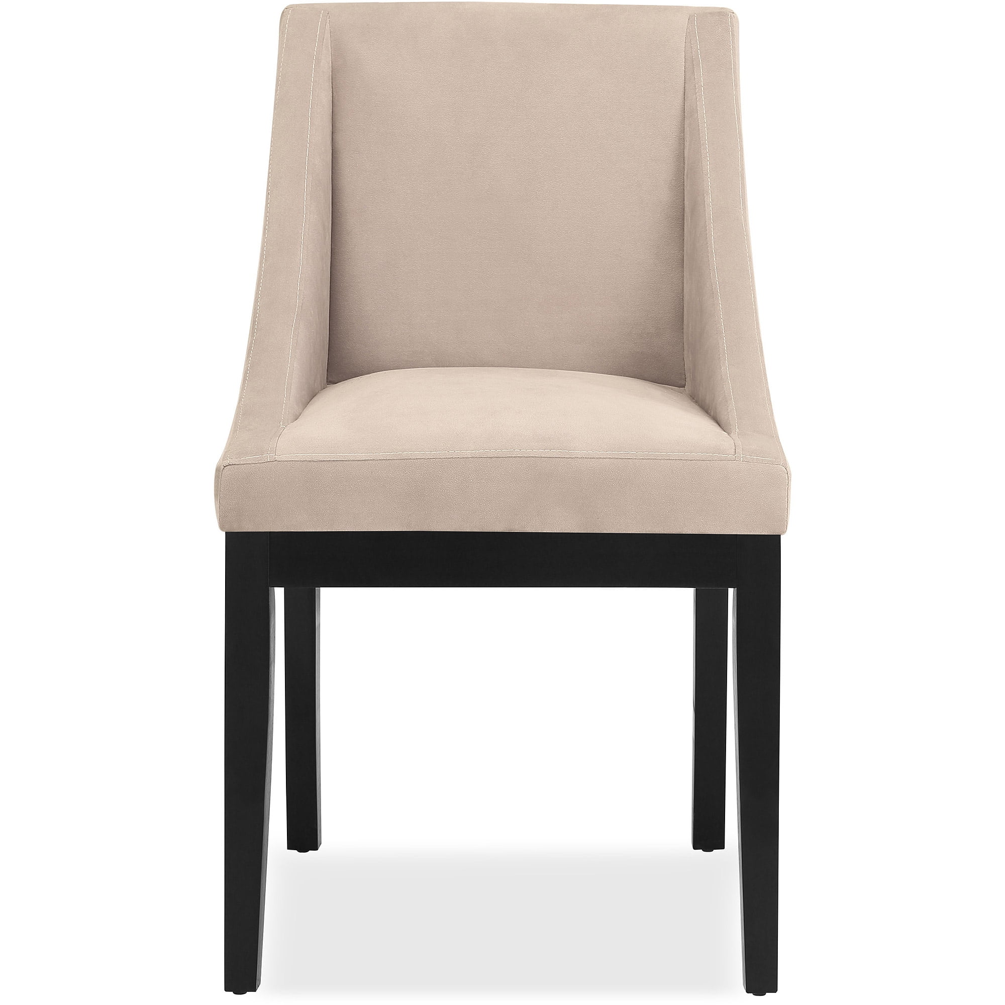 armen living agi mid-century dining chair in walnut wood and armen living agi mid-century dining chair in walnut wood and