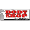 thumbnail image 1 of 24" BODY SHOP FREE ESTIMATES DECAL sticker collision repair insurance paint, 1 of 1