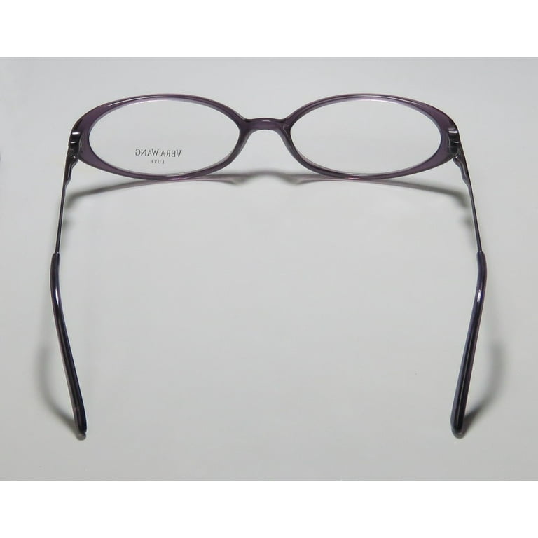Vera Wang Luxe Curve Designer Eyeglasses for Women, Full-Rim Vera Wang Luxe Curve Designer Eyeglasses for Women, Full-Rim