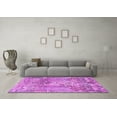thumbnail image 3 of Ahgly Company Indoor Rectangle Persian Purple Traditional Area Rugs, 7' x 9', 3 of 4