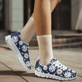 thumbnail image 4 of Psesaysky Daisy Athletic Shoes for Women and Teens Girls Blue Hiking Shoes Lightweight Skin-Friendly Casual Tennis Shoes for Women, 4 of 7