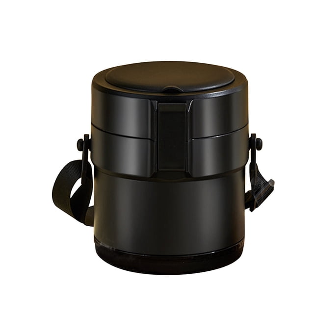 TIMIFIS Lunch Jar Stainless Steel Vacuum Lunch Box Insulated Pot Can Be Filled with Water Insulated Barrel Portable Lunch Box Meal Prep Containers Kitchen Gadgets