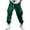 Green, variant on Mens Hiking Pants Lightweight Quick Dry Cargo Pants for Men 2025 Casual Elastic Waist Drawstring Workout Joggers Solid Color Loose Outdoor Hiking Cargo Trousers Sweatpants with Multi Pockets