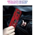 thumbnail image 3 of Tjs Funda Compatible Con Lg K51 Funda Lg Q51 Lg Reflect Funda Con [Protector De Pantalla De Vidrio Templado][Anillo De Metal][Soporte Magnético] Kickstand Heavy Duty Drop Protector Funda Para Teléfono, 3 of 5