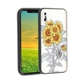 thumbnail image 1 of Compatible with iPhone XS Phone Case, sunflower-flowers-3 Case Silicone Protective for Teen Girl Boy Case for iPhone XS, 1 of 1