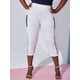 thumbnail image 2 of Tallas grandes O Anillo Pantalón de encaje de encaje Leggings de cultivos Rosegal Leggings de talla grande, 2 of 5