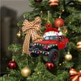 thumbnail image 3 of Yuarrent Colgante de árbol de Navidad colgantes de Navidad decoración de diseño de escena de adorno de Festival Kits de decoración para fiestas Tipo 2, 3 of 6