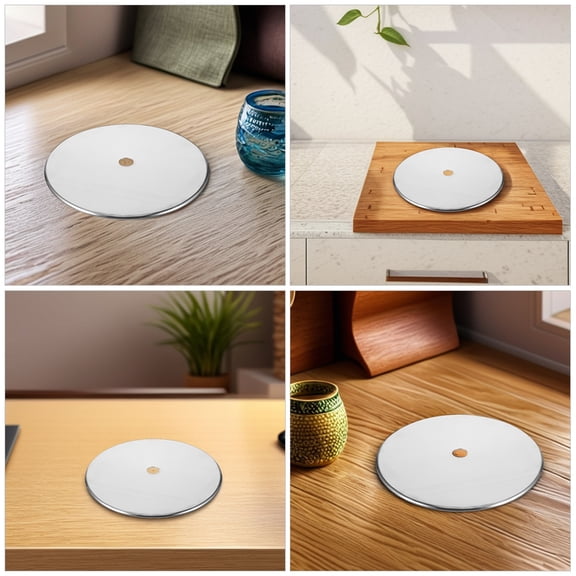 2-Pack Stainless Steel Heat Diffuser Plates for Induction Cooktops, Gas Stoves, Hot Pots - Kitchen Cooking Heat Conduction Tools