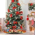 thumbnail image 4 of FMSHPON Halloween Flags Xmas Christmas Tree Skirt Stand Mat for Holiday Party Decoration Indoor Outdoor 36 inches, 4 of 6