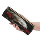 thumbnail image 5 of Disketp Realistic Rose Skull Estuche Organizador de Lápices de Cuero, Estuche de Oficina con Cremallera para Bolígrafo y Lápiz, 5 of 6