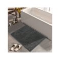 thumbnail image 4 of 1pc Simple Solid Color Soft Chenille Bathroom Rug, Slip Resistant And Absorbent, Can Also Be Used As Room Decor, 4 of 4