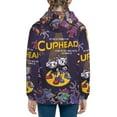 thumbnail image 4 of Cuphead Movie Teenager Hoodies Shirt Zipper Sweatshirts Hooded Hoody Clothes Coat For Boys Girls, 4 of 7