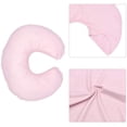 thumbnail image 3 of Amerteer 2 Pack Nursing Pillow Cover, Luxury Egyptian Cotton Soft Feeding Pillow Slipcovers for Baby Girls Boys, Fits Standard Infant Support Pillows Positioners- Lt Pink & Floral, 3 of 8