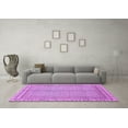 thumbnail image 3 of Ahgly Company Indoor Rectangle Abstract Purple Modern Area Rugs, 5' x 8', 3 of 4