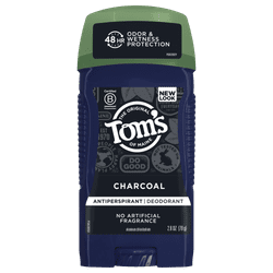 Tom's of Maine Natural Charcoal Antiperspirant Deodorant for Men, 2.8 oz