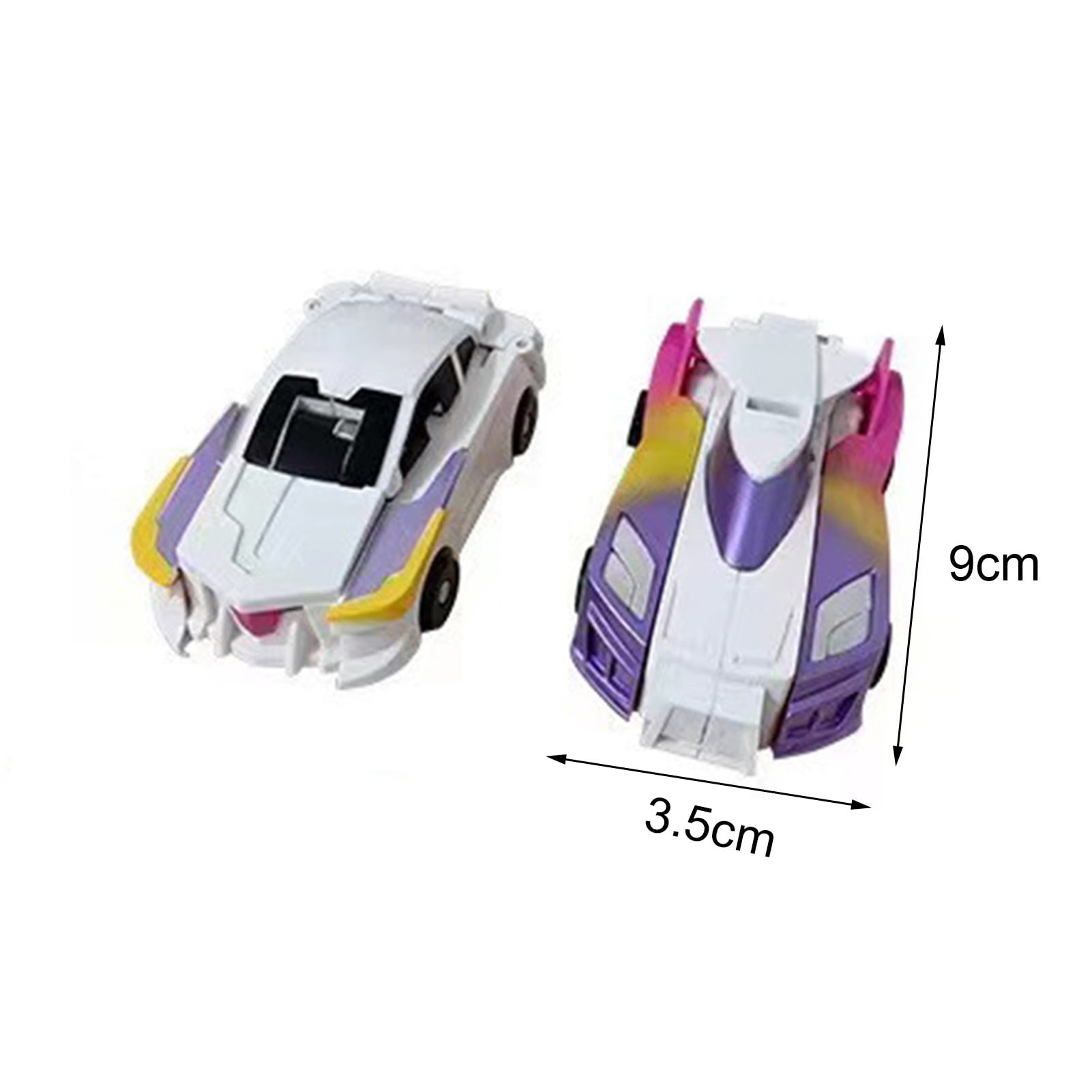 FELLY 2-in-1 Transformers Auto Spielzeug | Magnetische Verwandlung Zu Robotern | Für Kinder Ab 2 Jahren