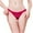 Red, variant on MuZeFu Womens Underwear Thong Women's Solid Color High Waisted Bikini Lace Ice Silk Underwear